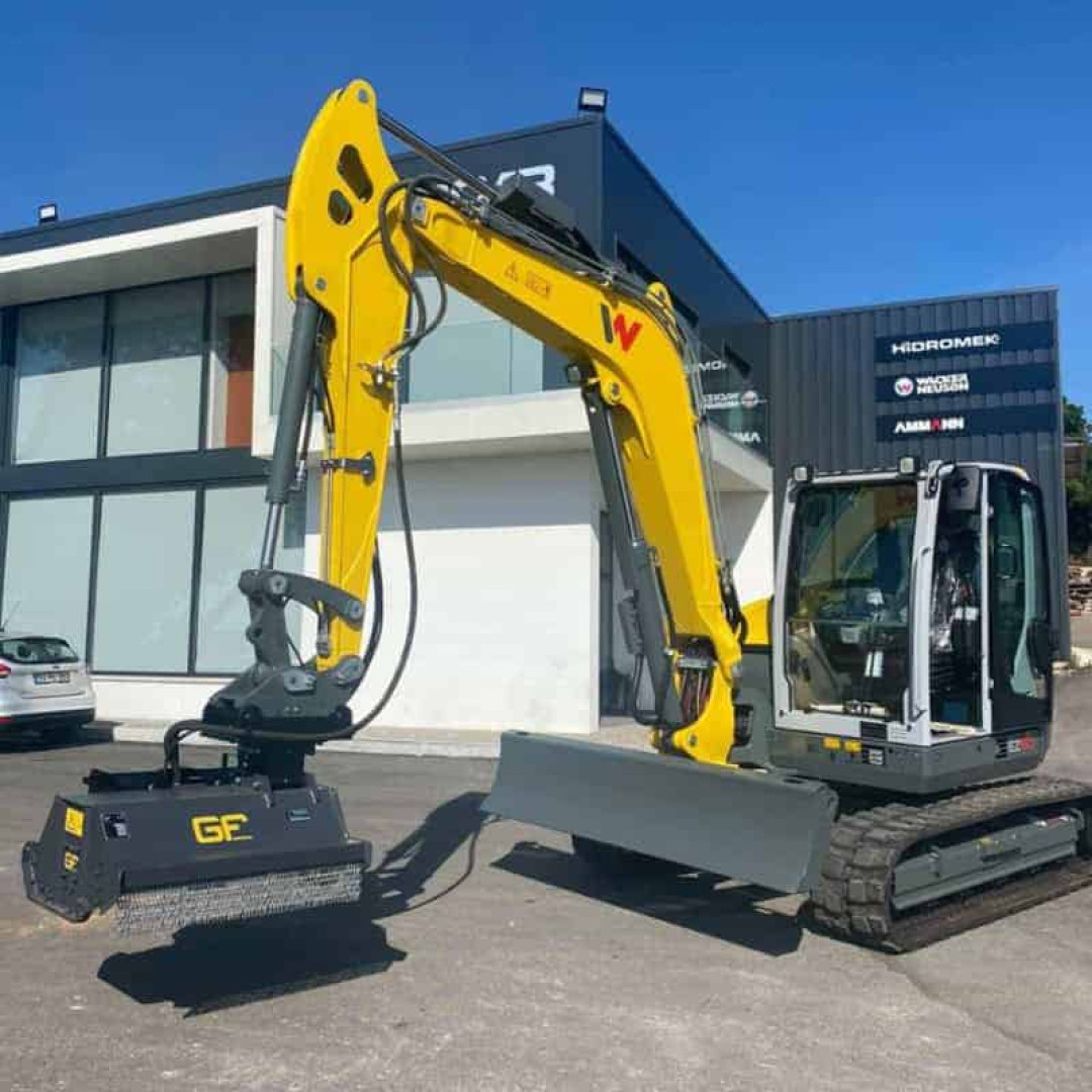 Tocator vegetatie brat excavator Gordini (3) Tocator vegetatie brat excavator Gordini