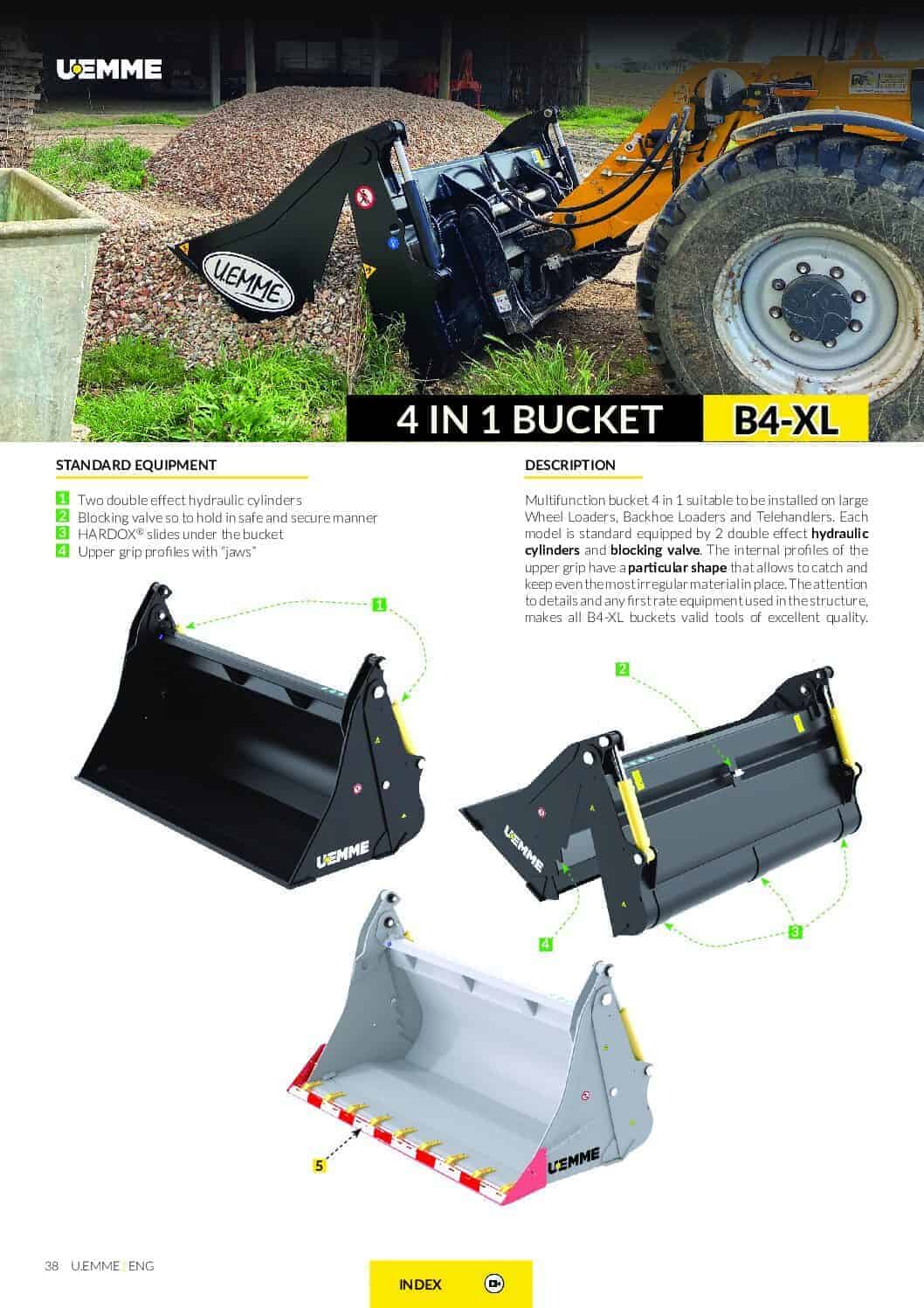 Cupa multifunctionala 4 in 1 Uemme B4-XL (1) Cupa multifunctionala 4 in 1 Uemme B4-XL