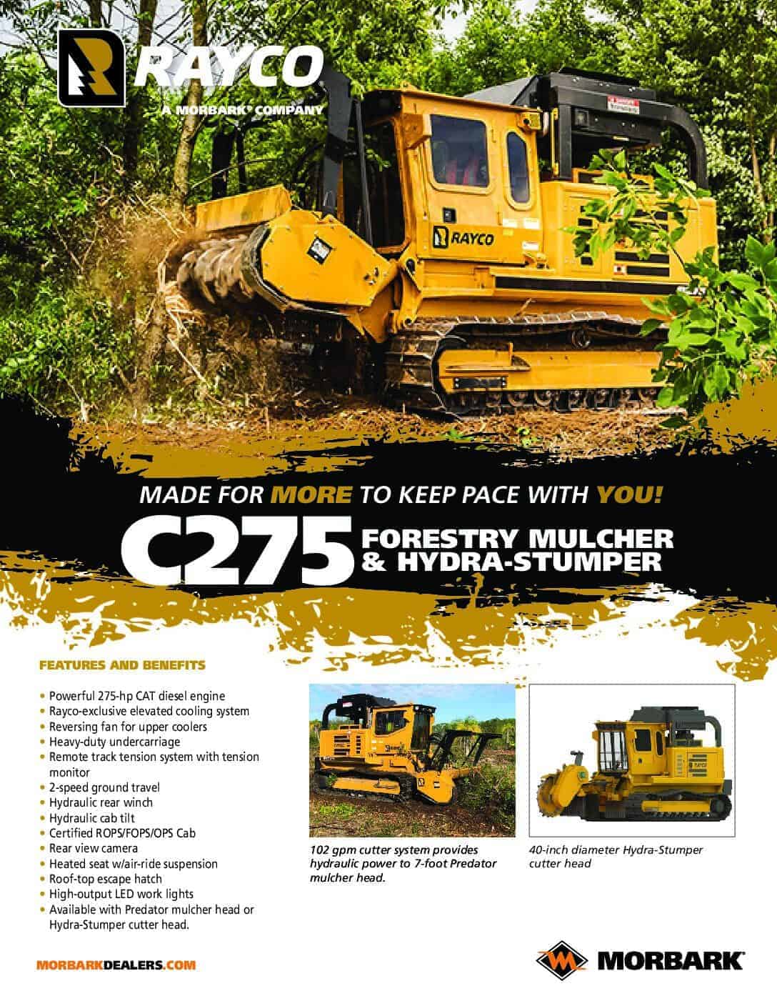 Tocator forestier RayCo C275 (1) Tocator forestier RayCo C275