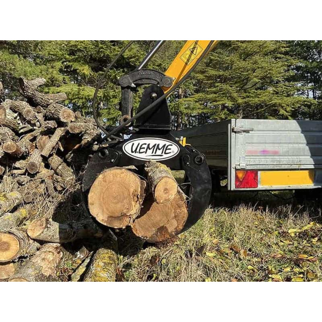 Cupa graifer lemne Uemme pentru mini excavatoare (5) Cupa graifer lemne Uemme pentru mini excavatoare