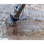Freze rotativa Rockwheel pentru mini excavatoare (1) Freza rotativa Rockwheel pentru mini excavatoare