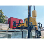 Orteco Basic 600 batator de stalpi (soneta) montat pe camion (1) Orteco Basic 600 batator de stalpi (soneta) montat pe camion