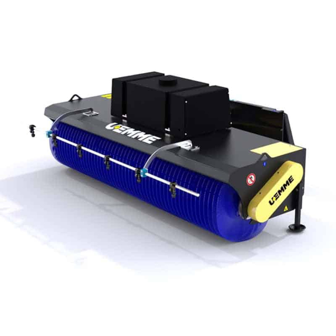 Perie industriala frontala fara cupa colectoare Uemme pentru buldoexcavatoare Perie industriala frontala fara cupa colectoare Uemme pentru buldoexcavatoare