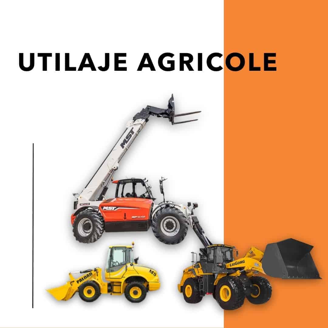 Buldoexcavatoare, excavatoare, incarcatoare frontale mini excavator full electric Utilaje agricole