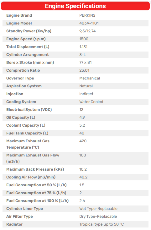 1 Generator SGT-10PL generator